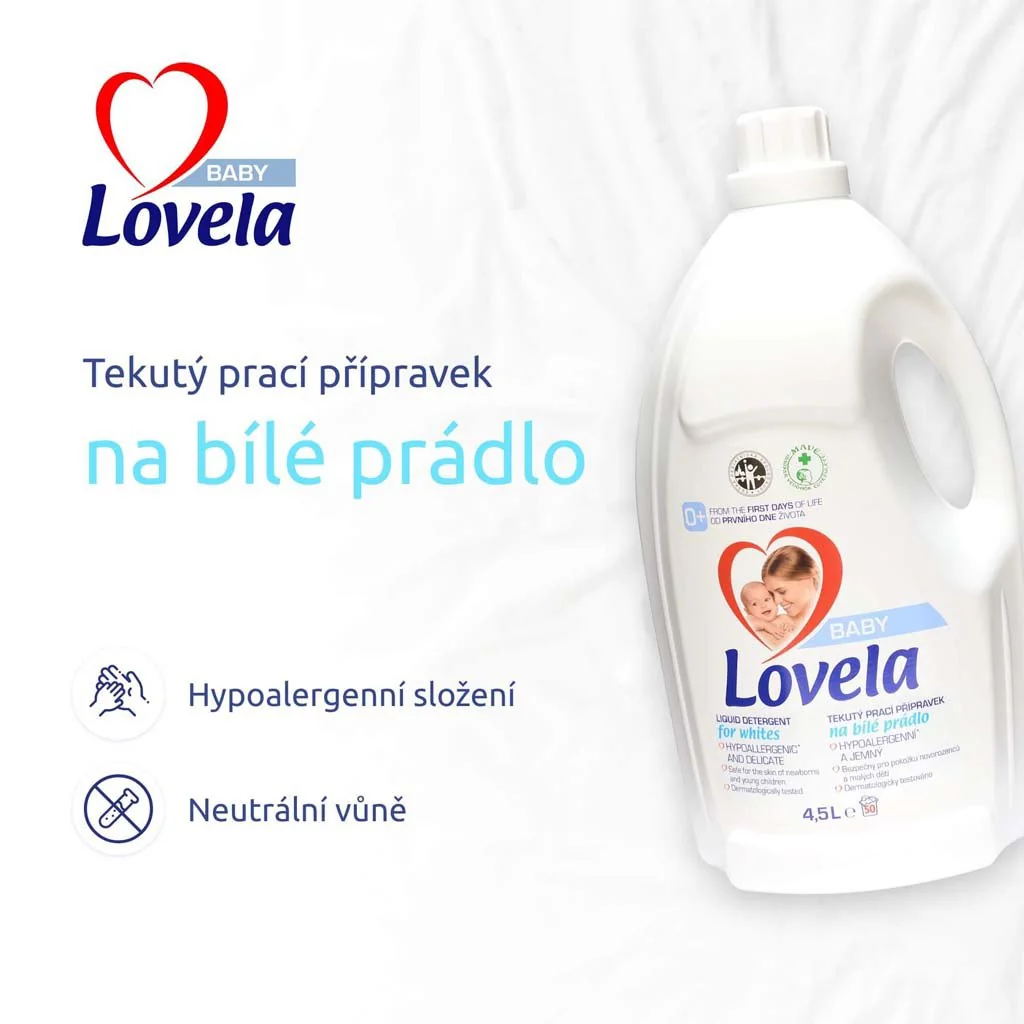 Baby tekutý prací prípravok na bielu bielizeň 2 x 4,5 l (100 praní)
