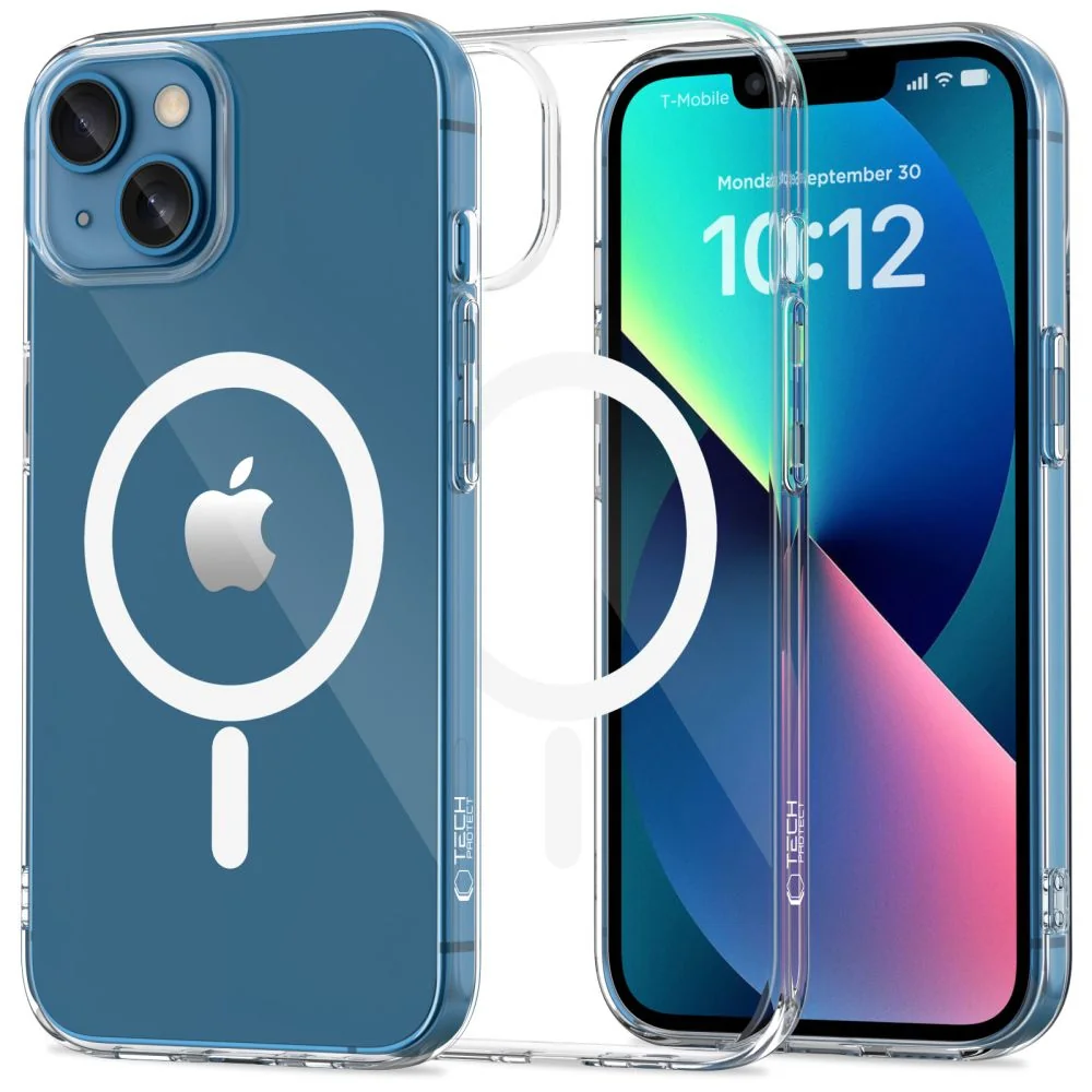 Tech-Protect FlexAir MagSafe kryt na iPhone 13 mini, priesvitný
