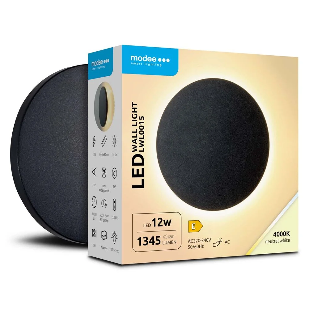 Modee LED svietidlo na stenu 12W 1345 lumenov IP65 (LWL0015)