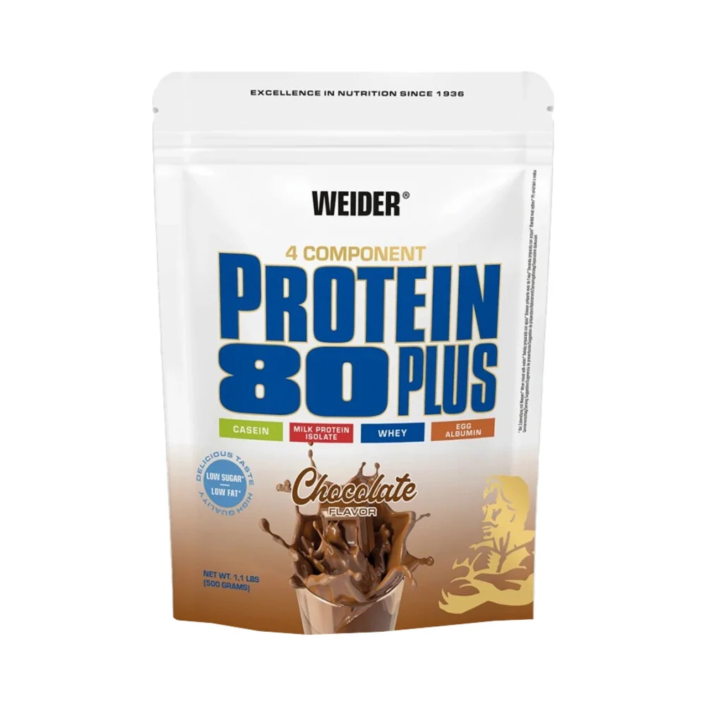 Weider Protein 80 Plus 500 g lieskový orech-nugát