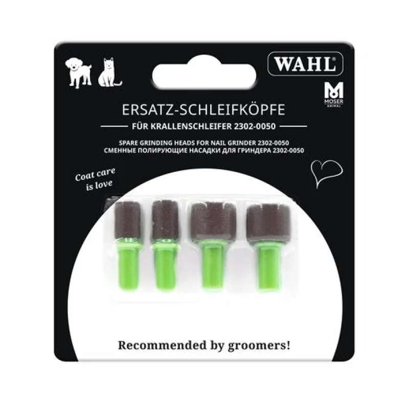 WAHL set náhradných hlavíc pre elektrickú brúsku na pazúry 2 veľké/ 2 malé