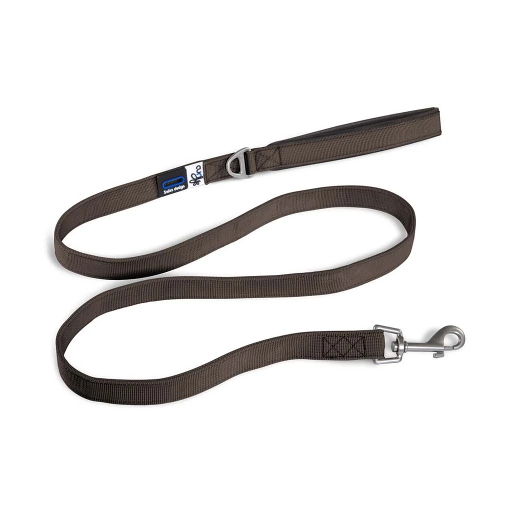 CURLI Vodítko pre psy Basic Brown M 140x1,5 cm 1×1 ks, vôdzka pre psy