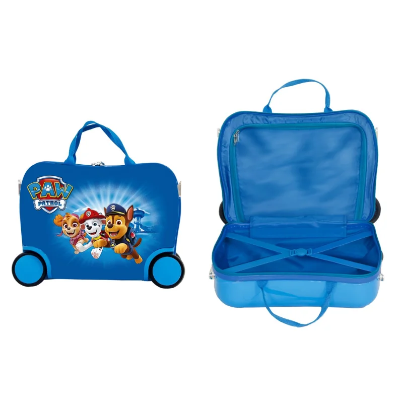 Nickelodeon Detský kufor na kolieskach Paw Patrol modrý