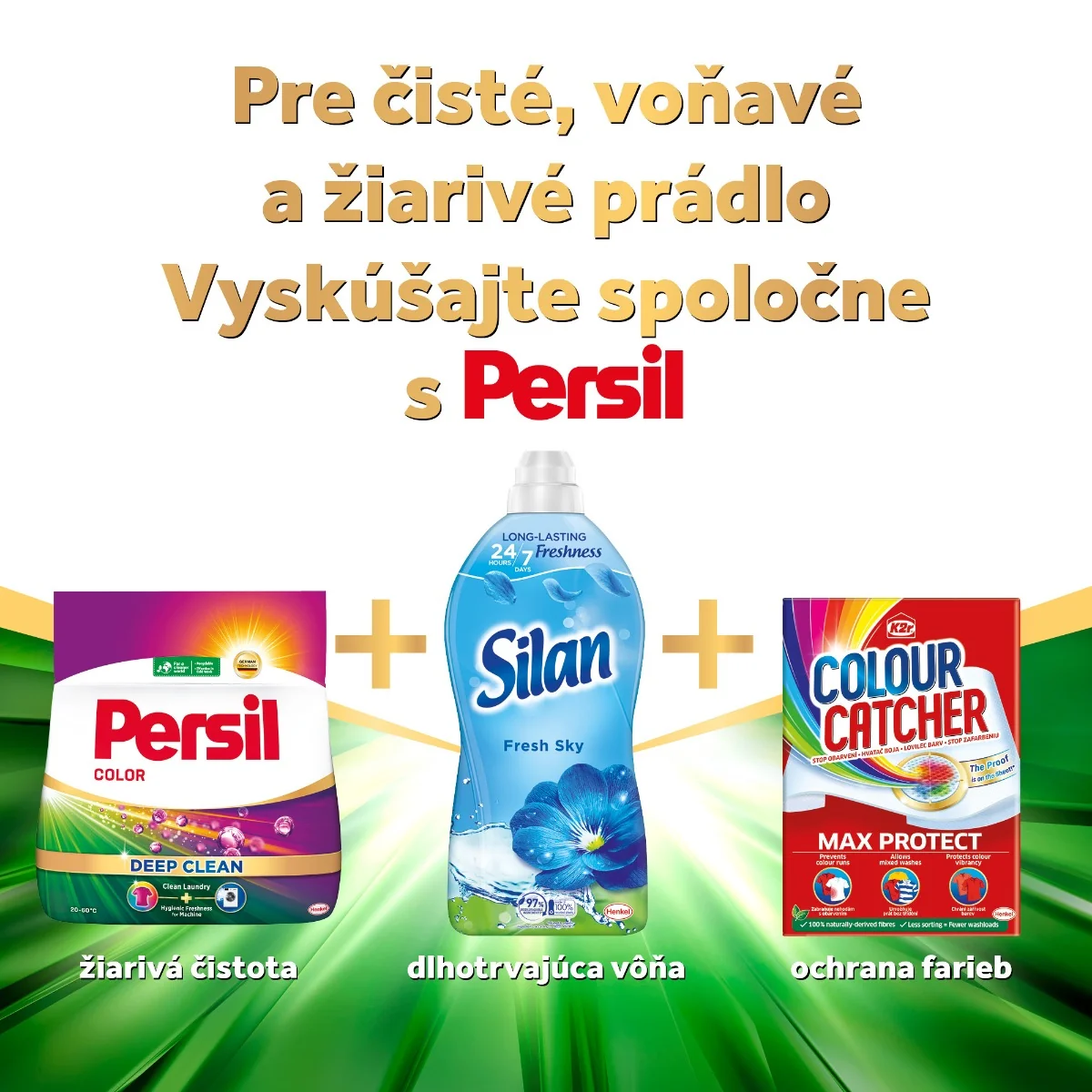 Persil prací prášok Color BOX 80 praní 1×4400 g, prací prášok