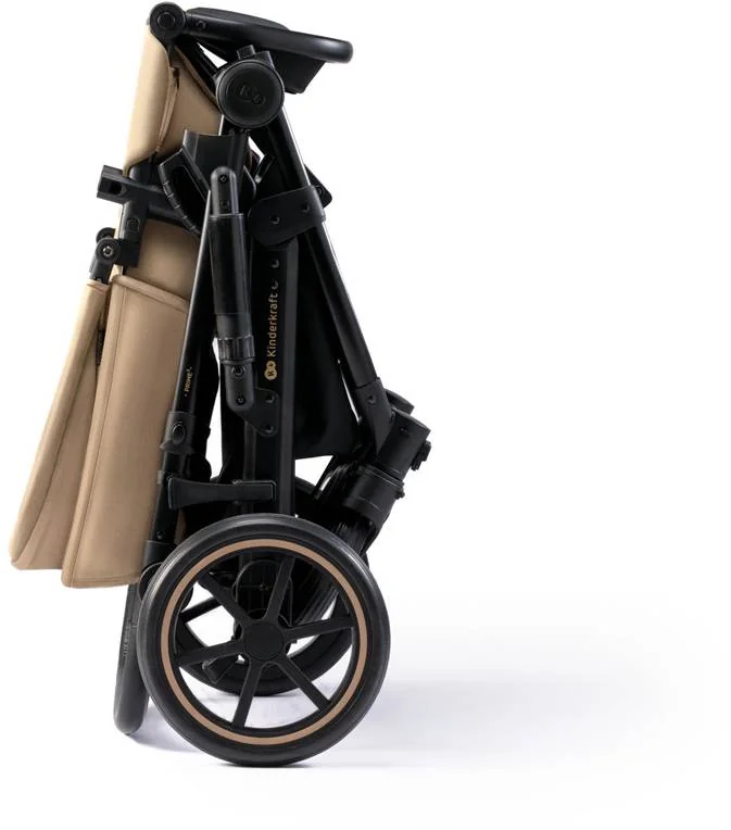 KINDERKRAFT SELECT Kočík kombinovaný 3v1 Prime 2 Sandrose Beige, Premium 1×1 ks, kočík