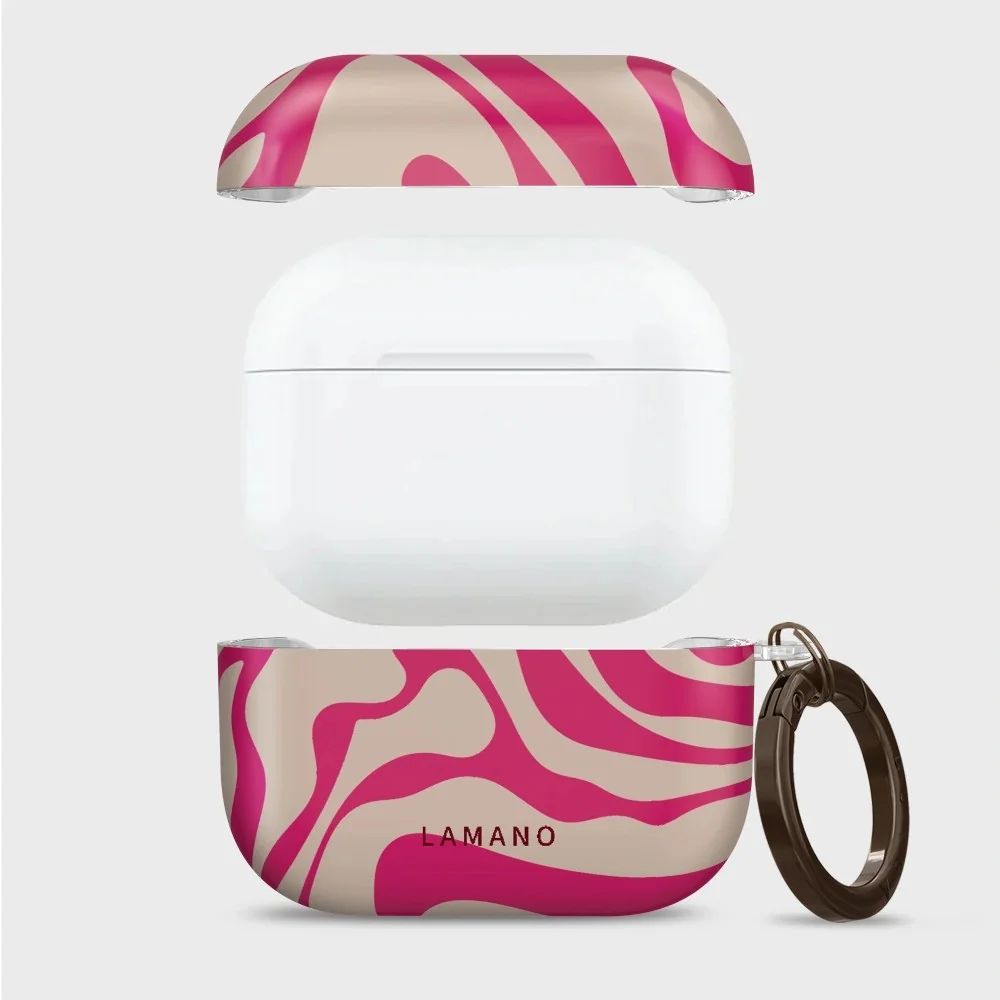 Tech-Protect Lamano puzdro na Apple AirPods Pro 3, flamingo