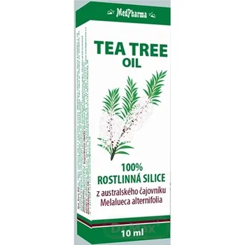 MedPharma TEA TREE OIL 1×10 ml, 100% rastlinná silica z austrálskeho čajovníka