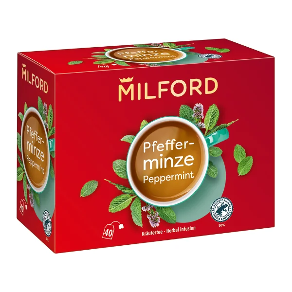 Milford Mäta Pireporná 40x1,75g 40×1,75 g, porciovaný čaj
