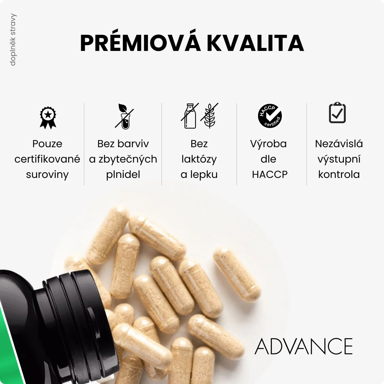 ADVANCE Fertin 60 kapsúl - mužská plodnosť 1×60 cps, výživový doplnok