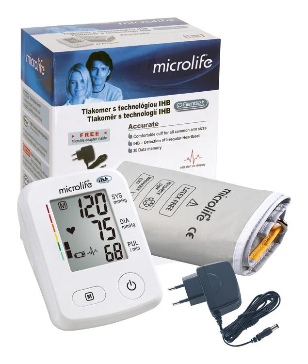 Tlakomer Microlife BP A2 Accurate New 1×1 ks, plnoautomatický tlakomer