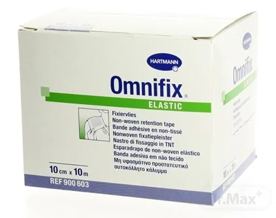 Hartmann Omnifix Elastic 1×1 ks, hypoalergénna náplasť fixačná z netkaného textilu 10cm×10 m