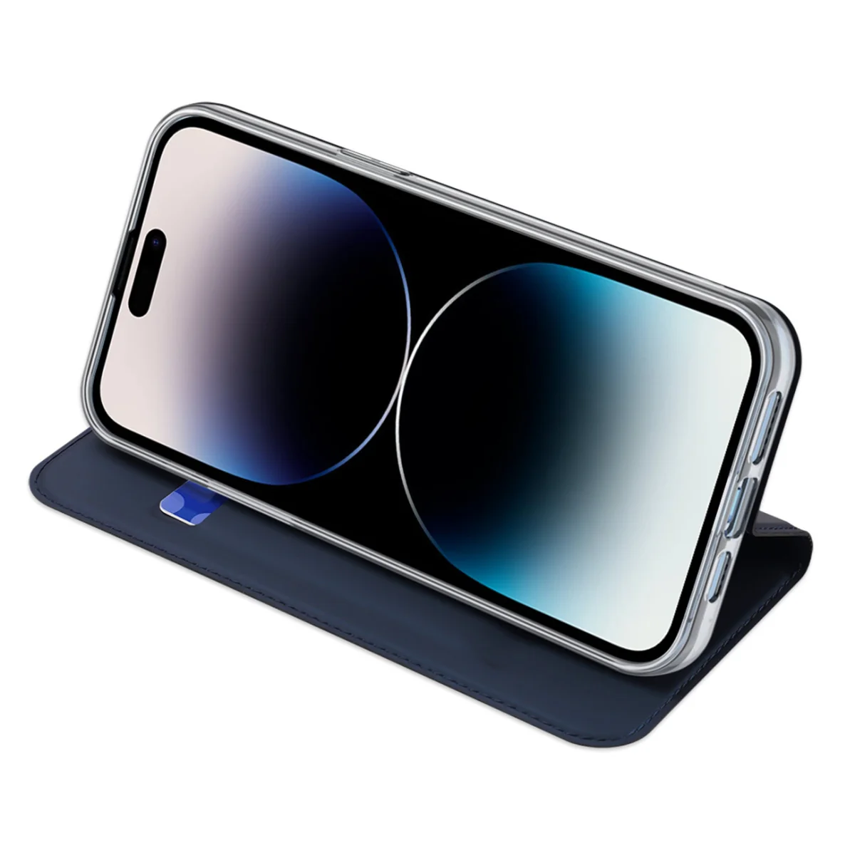 Dux Ducis Skin Pro knižkové puzdro na iPhone 15 Pro, modré