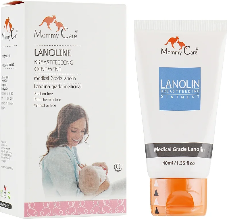 Mommy Care - Lanolínový krém na dojčenie 40 ml 1×40 ml, krém na dojčenie