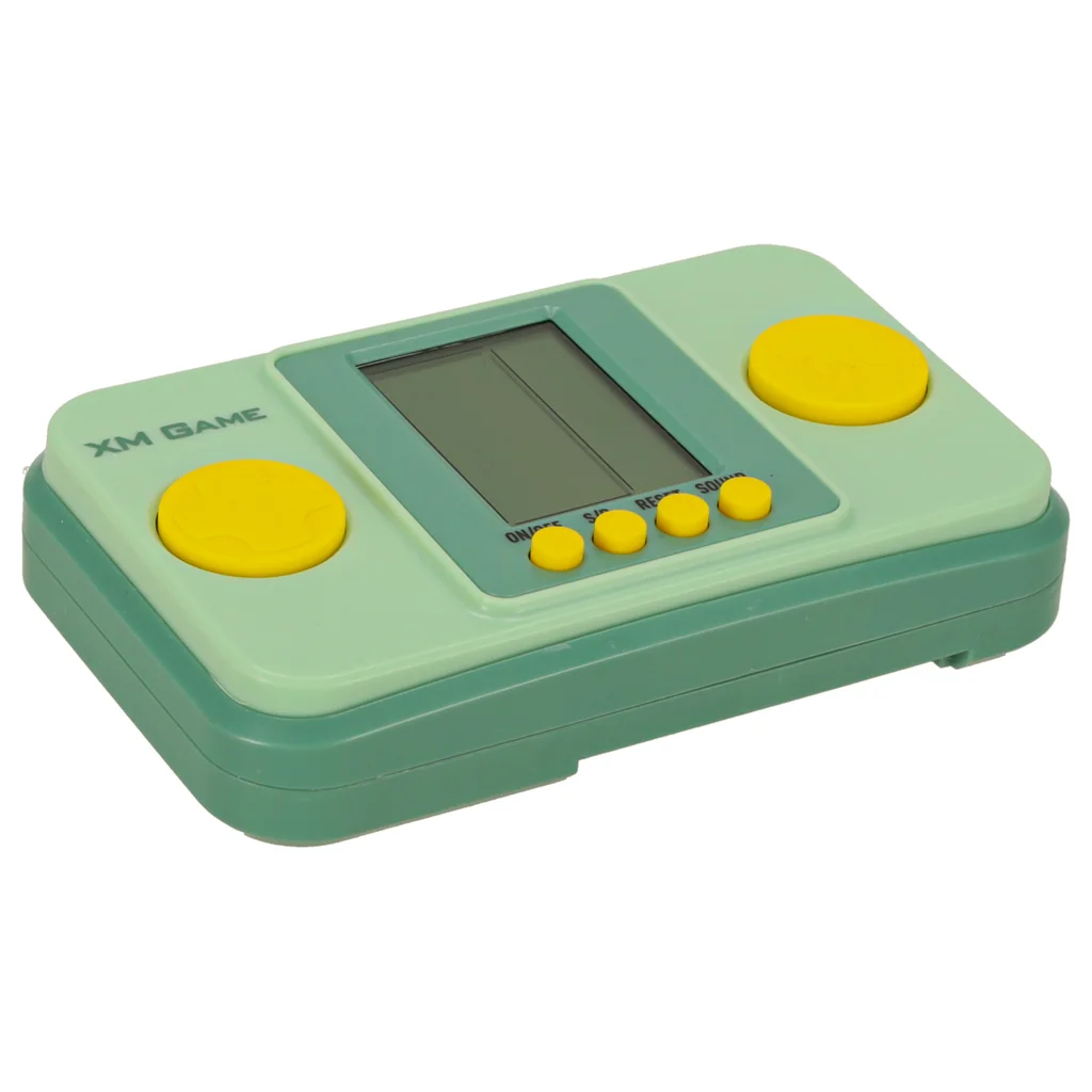 Retro prenosná herná konzola Tetris – zelená
