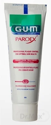 GUM zubný gél PAROEX (CHX 0,12%) 1×75 ml, gél