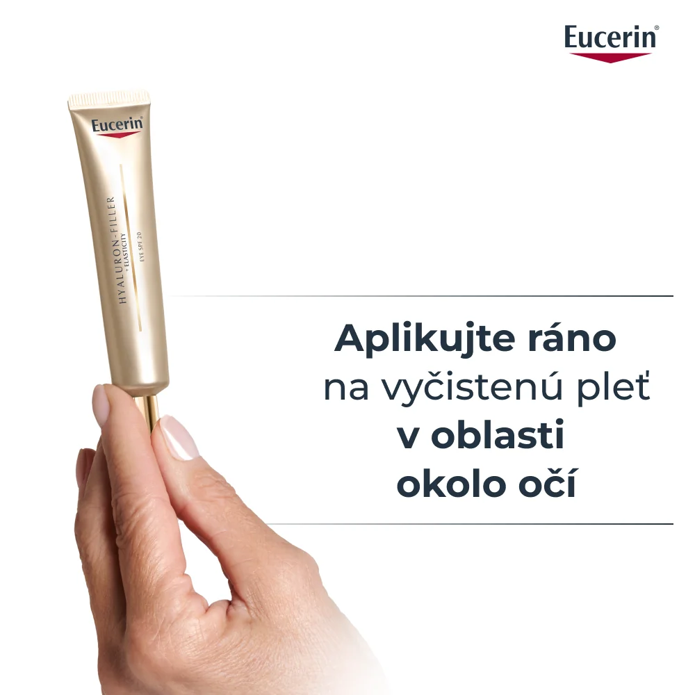 Eucerin HYALURON-FILLER + ELASTICITY Očný krém 1×15 ml, SPF 15