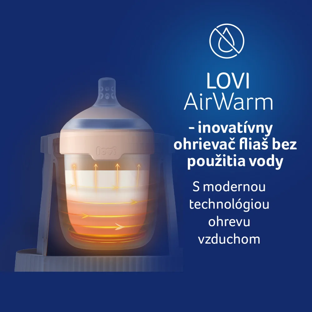 LOVI Ohrievač fliaš AirWarm 1 ks