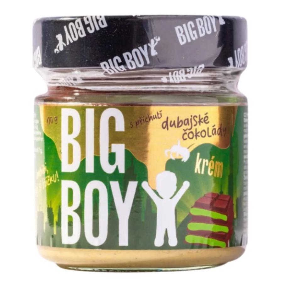 BIG BOY® Pistáciový krém s príchuťou dubajskej čokolády 170g