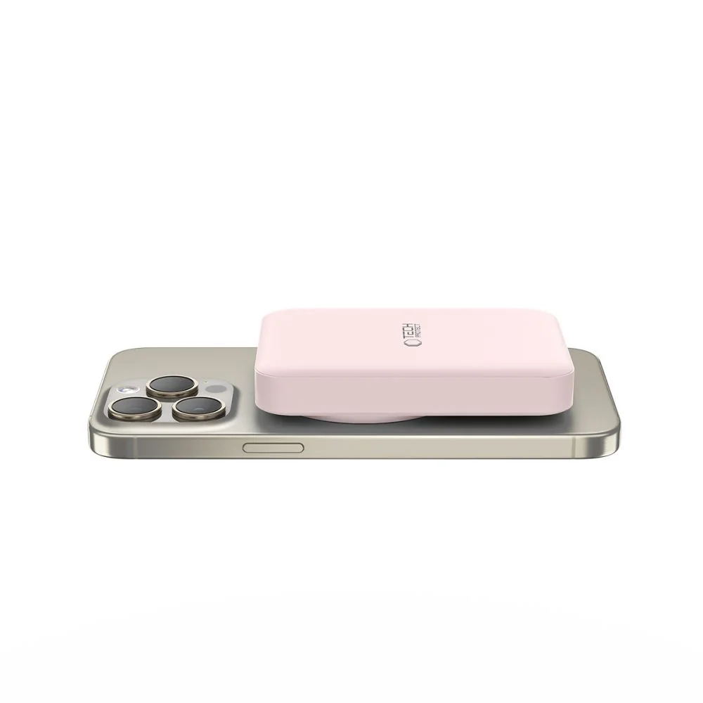 Tech-Protect PB11 LifeMag MagSafe Power Bank 10000mAh, ružové