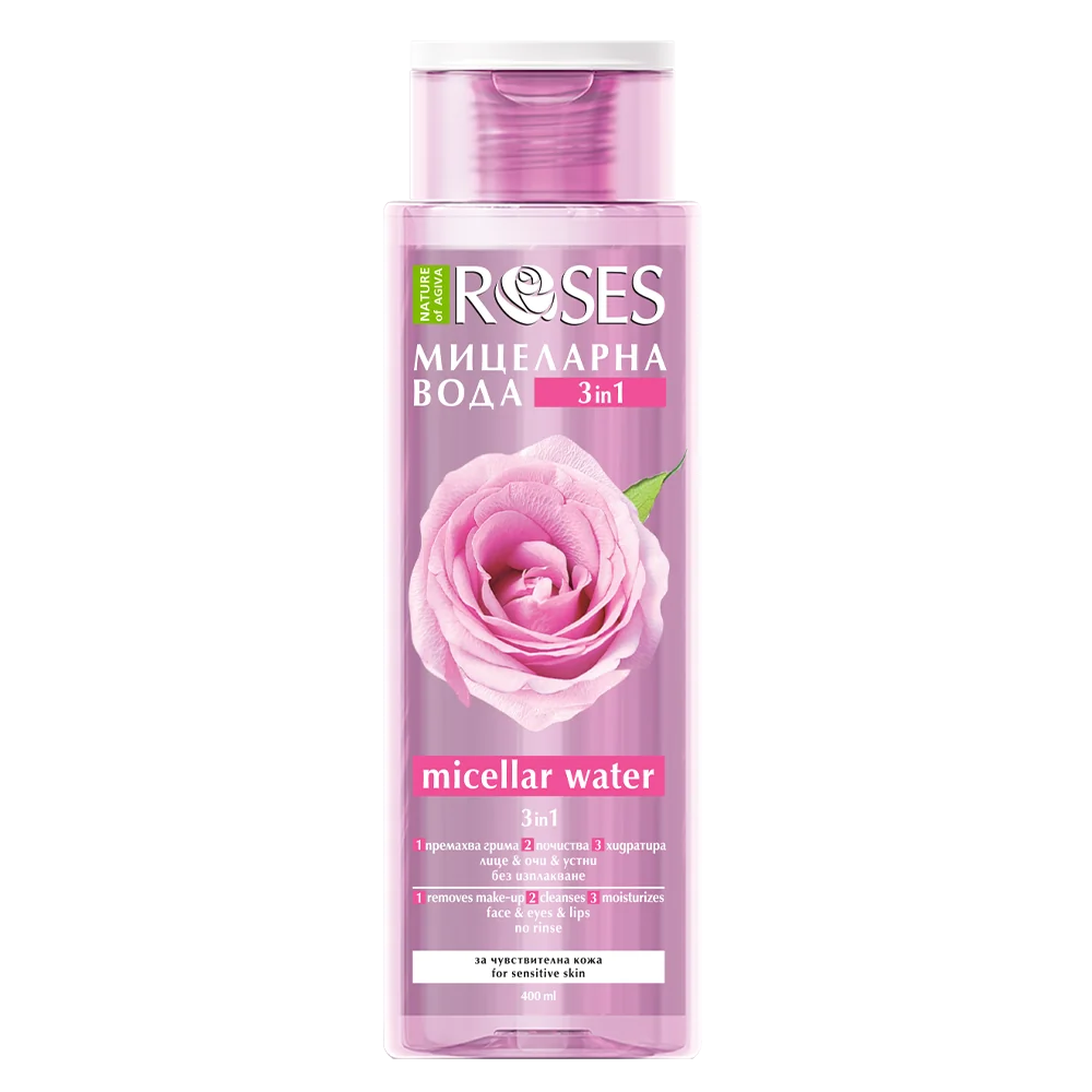 HYDRA PLUS micelárna voda 3v1 pre citlivú pokožku 400 ml - NATURE OF AGIVA