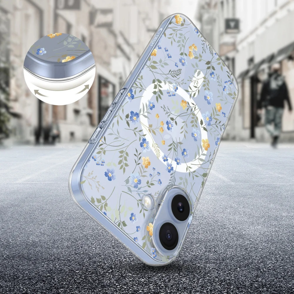 Tech-Protect FlexAir MagSafe kryt na iPhone 17, spring flowers