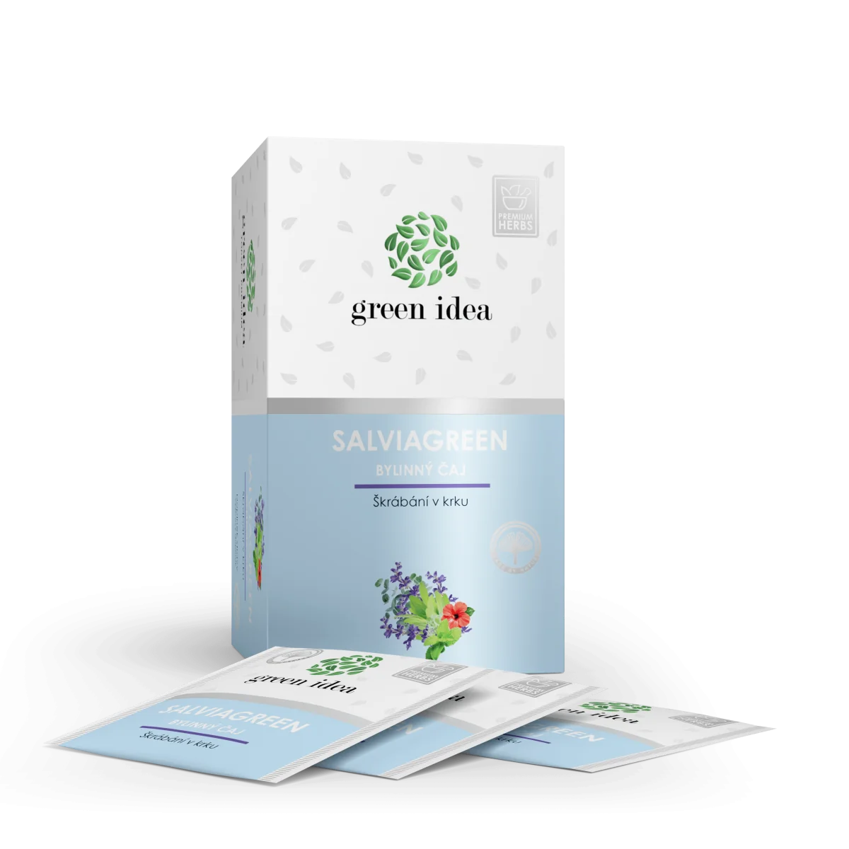 Herbex Salviagreen – bylinný čaj 20 sáčkov – Green idea