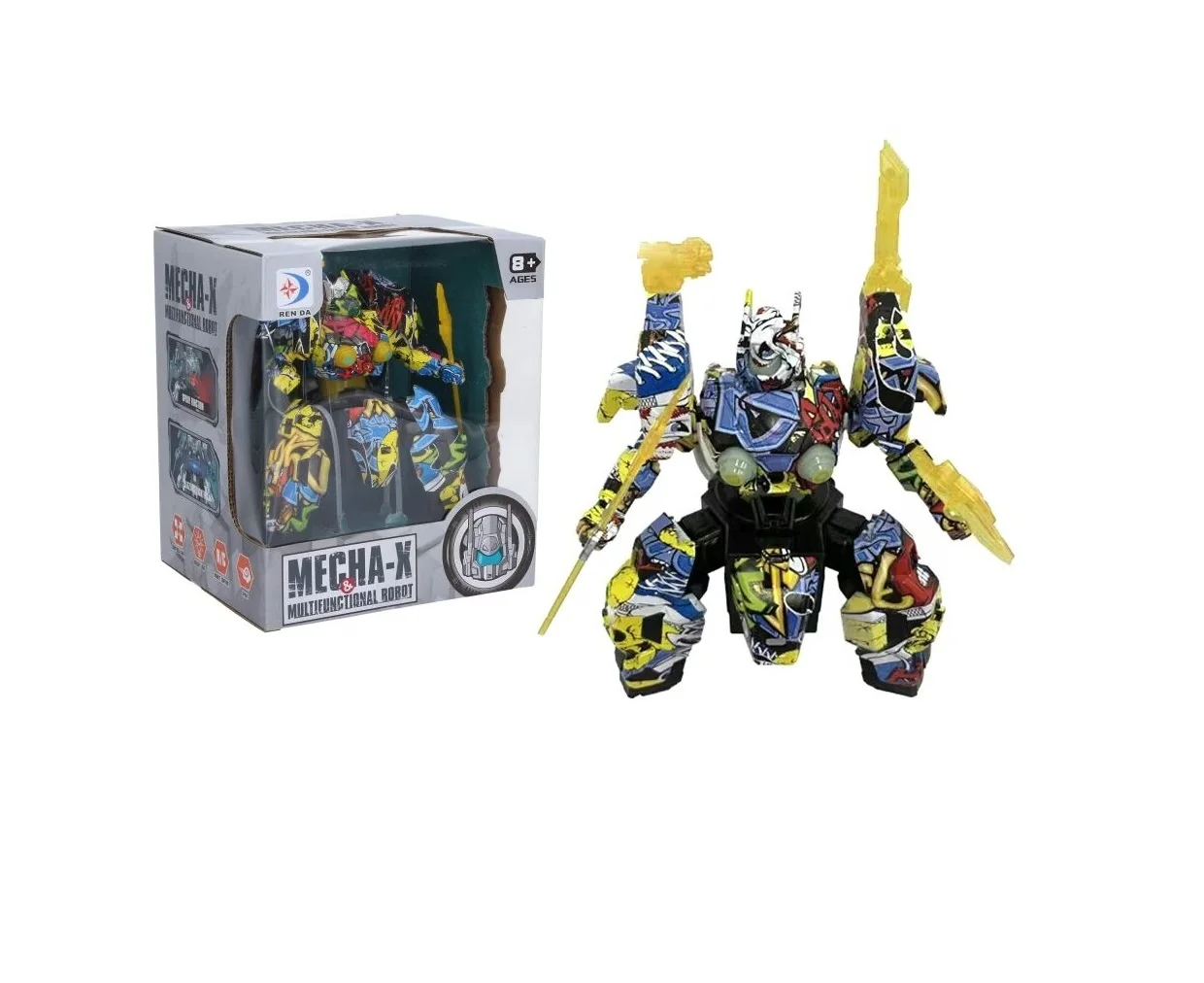 Robot dymiací RC na diaľkové ovládanie 19 cm