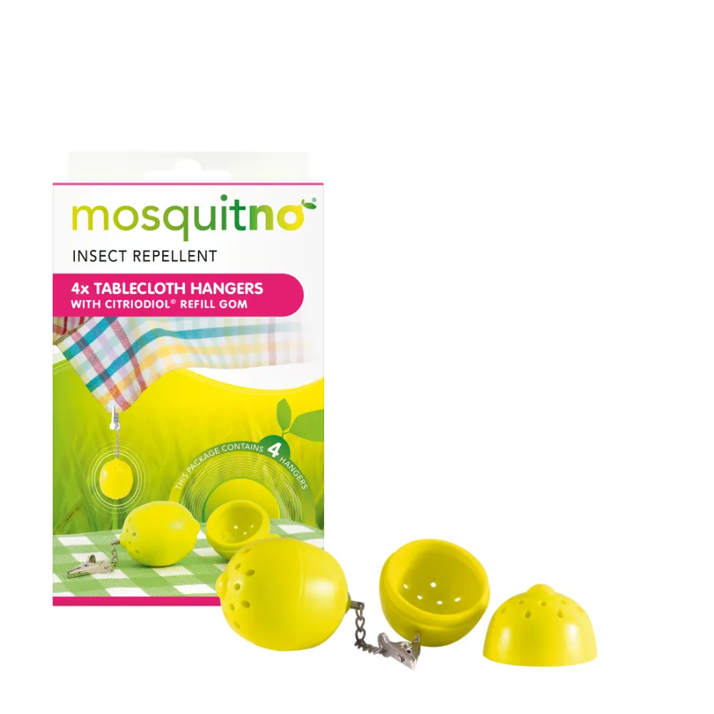 MosquitNo Závažia na obrus uvoľňujúce citronelovú vôňu 1×4 ks, závažia s repelenčným účinkom