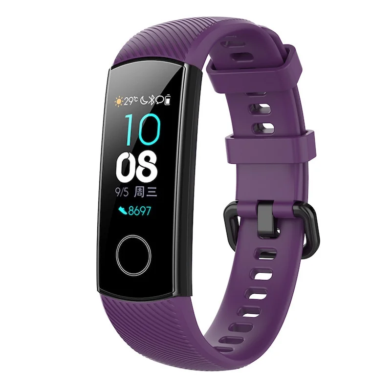 BStrap Silicone Line remienok na Honor Band 4 purple
