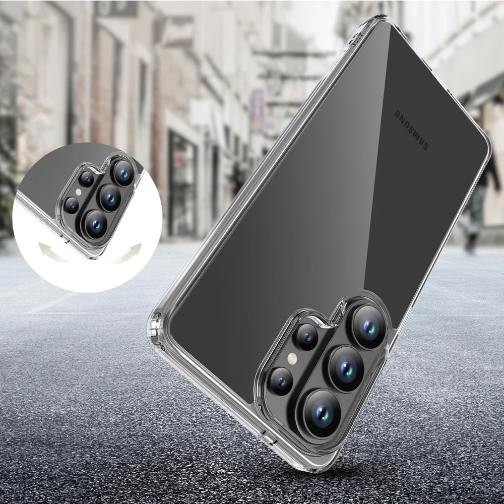 Tech-Protect FlexAir Hybrid kryt na Samsung Galaxy S26 Ultra, priesvitný ný
