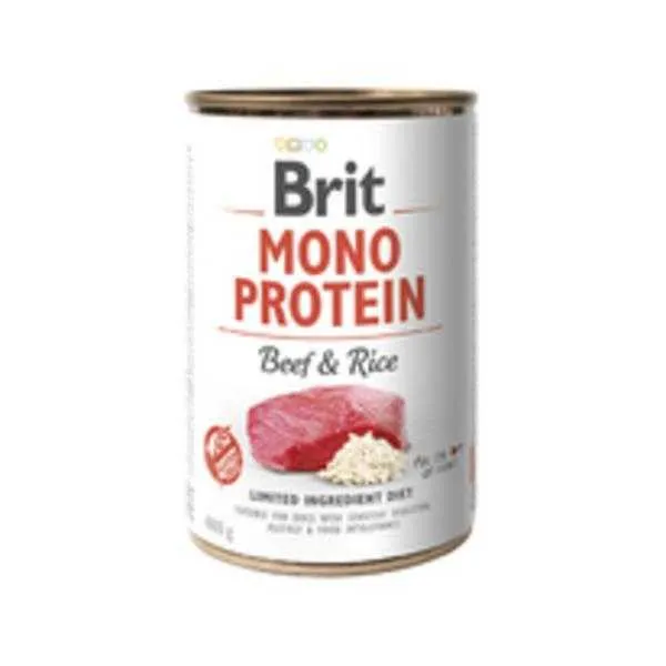 Brit Konzerva Mono Protein Beef & Rice 400g