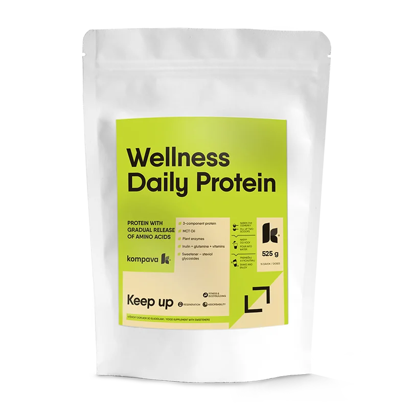 Kompava Wellness Daily Protein 65% 1×525 g, proteín, natural