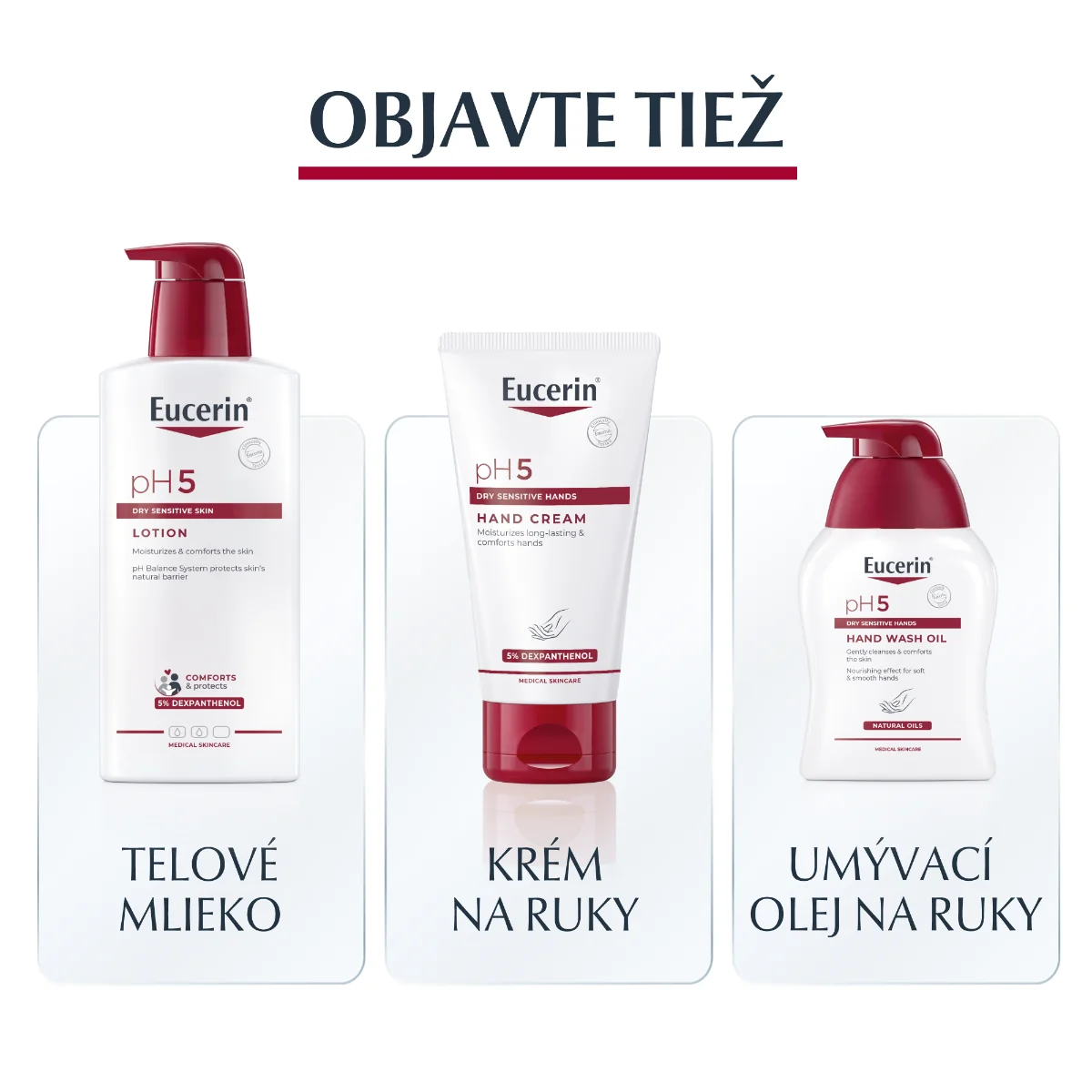 Eucerin pH5 Sprchový olej 1×400 ml, pre citlivú pokožku