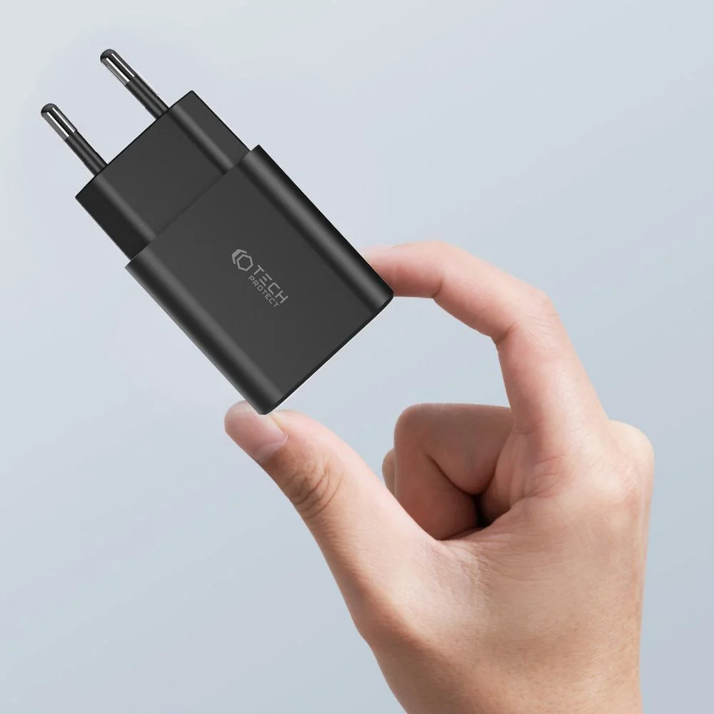 Tech-Protect C35W sieťová nabíjačka 2x USB-C PD 35W, biela