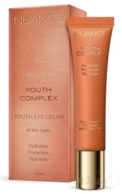 NUANCE YOUTH COMPLEX očný krém, 15ml 1×15 ml, očný krém pre všetky typy pleti