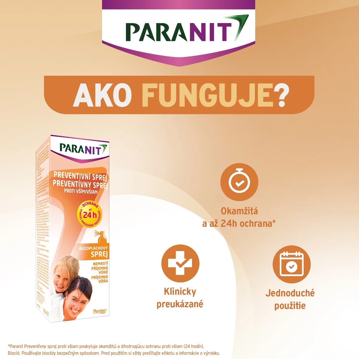 PARANIT REPELENT 1×100 ml, sprej proti všiam