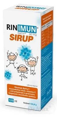 RINIMUN SIRUP 1×120 ml, výživový doplnok