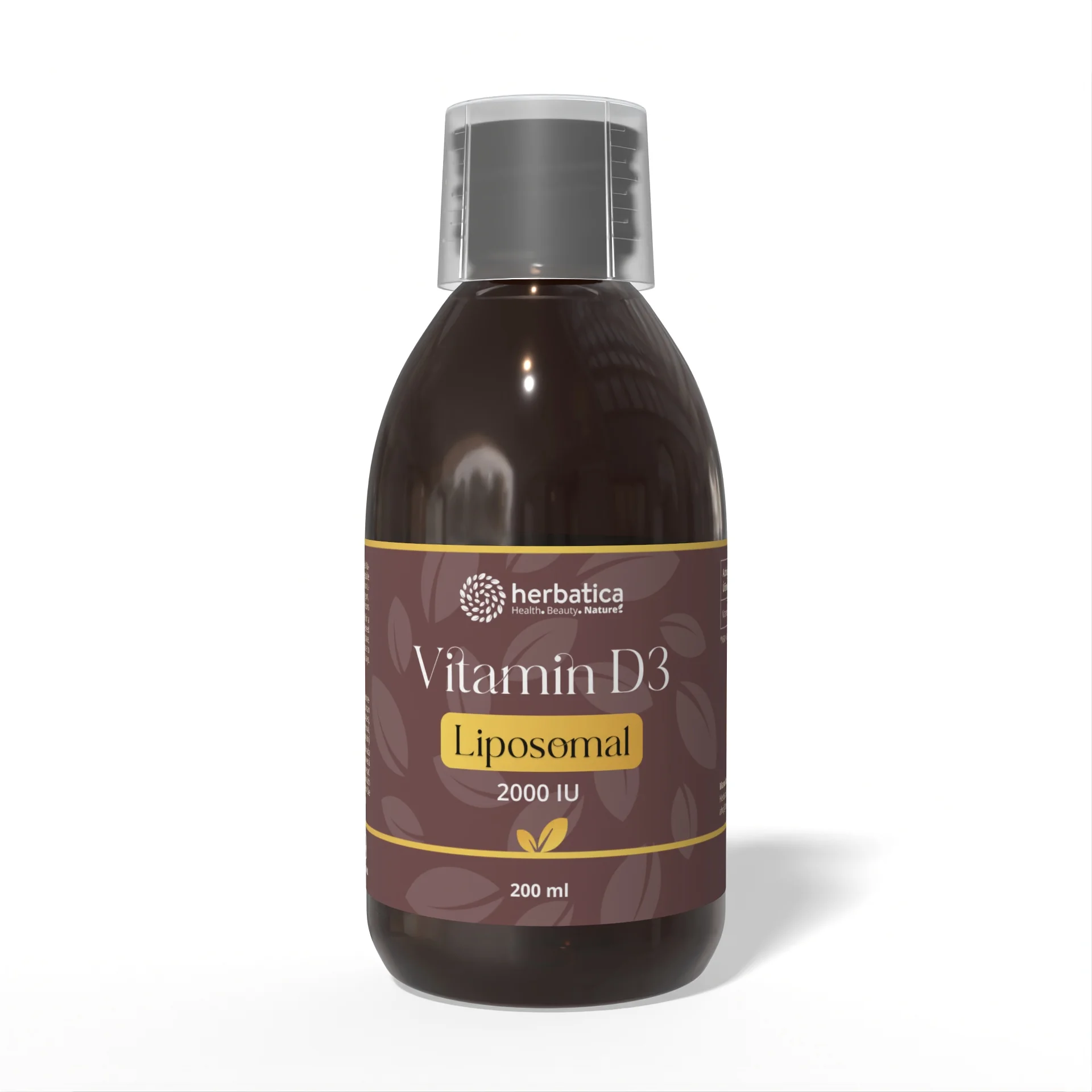Lipozomálny Vitamín D3 2000IU - 200 ml - Herbatica