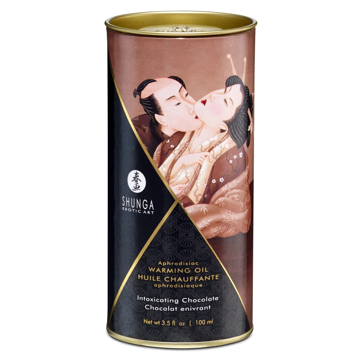 Aphrodisiac Warming Oil – ohrievací masážny olej, čokoláda