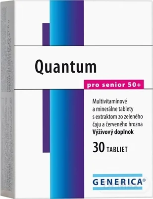GENERICA Quantum Pro Senior 50+ 1×30 tbl, Senior 50+