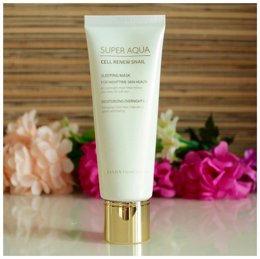 Missha Super Aqua Cell Renew Snail Sleeping Mask nočná hydratačná maska 110 ml