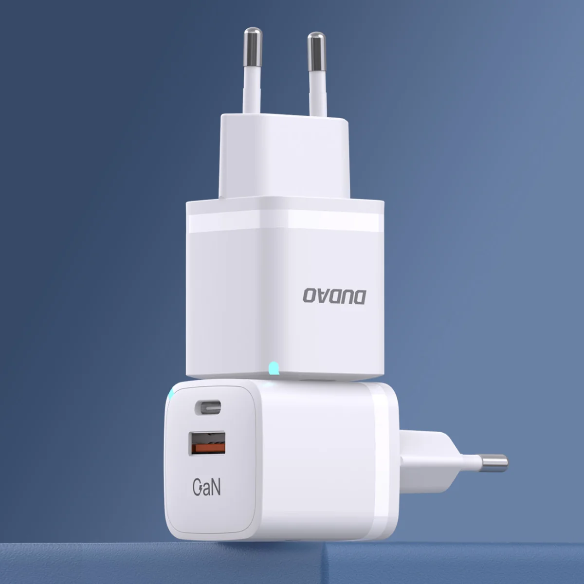 Dudao A13Pro GaN sieťová nabíjačka 33W USB-C / USB, biela