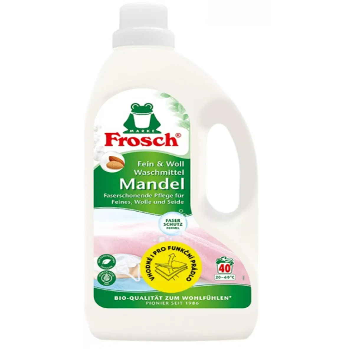 FROSCH prací gél Mandľa eko 1,5L