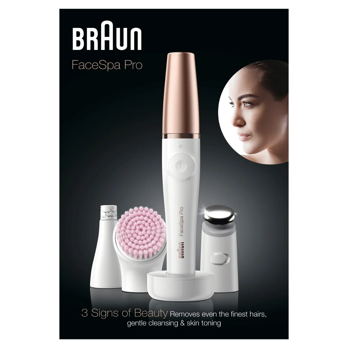 BRAUN FACE 912 BR/WHT BOX MN 1×1 ks, epilátor na tvár