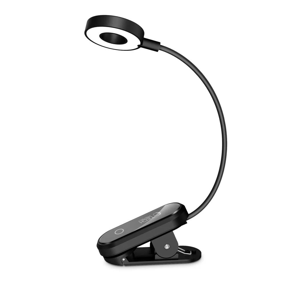 Tech-Protect LL100 LED lampa s klipom, čierna