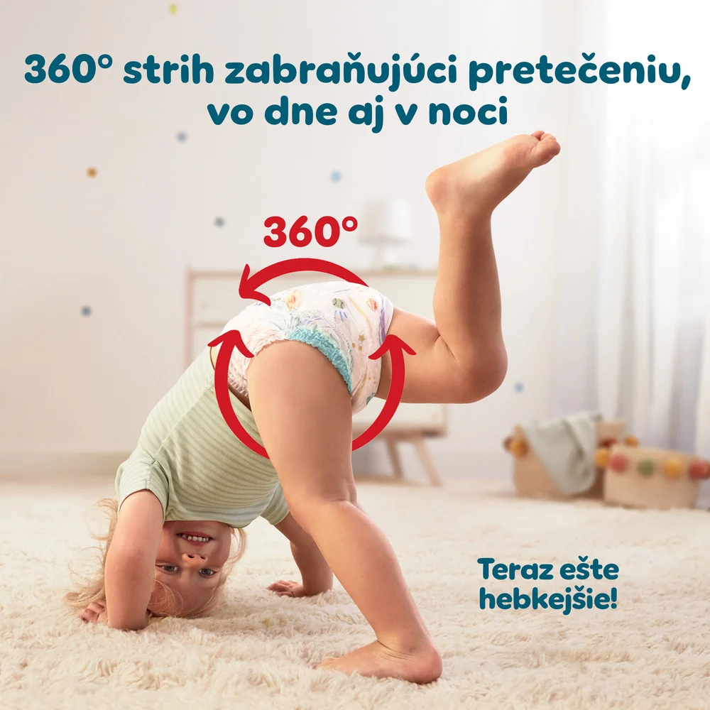 Pampers Active Baby plienkové nohavičky, veľkosť 6, 13kg-19kg 120 ks