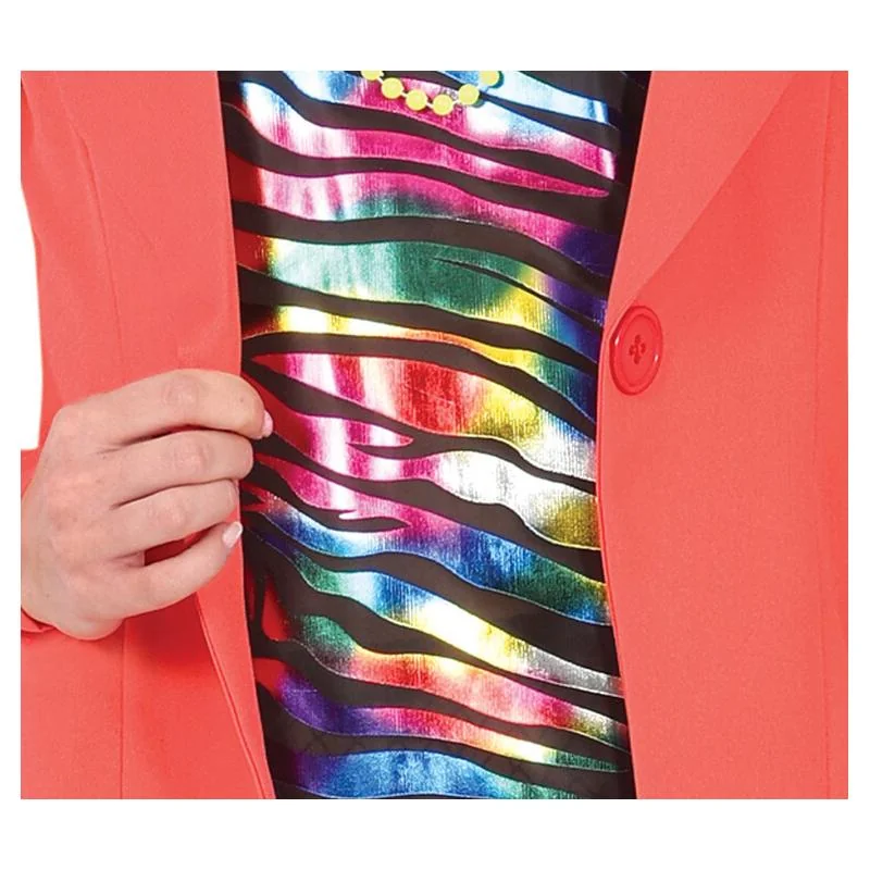 Guirca Kostým Kráľovná Disco 80s S