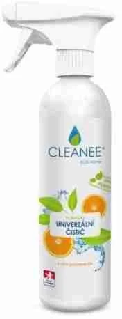Prírodný hygienický univerzálny čistič s vôňou pomaranča EKO Cleanee 500ml 1×500 ml, čistiaci prostriedok