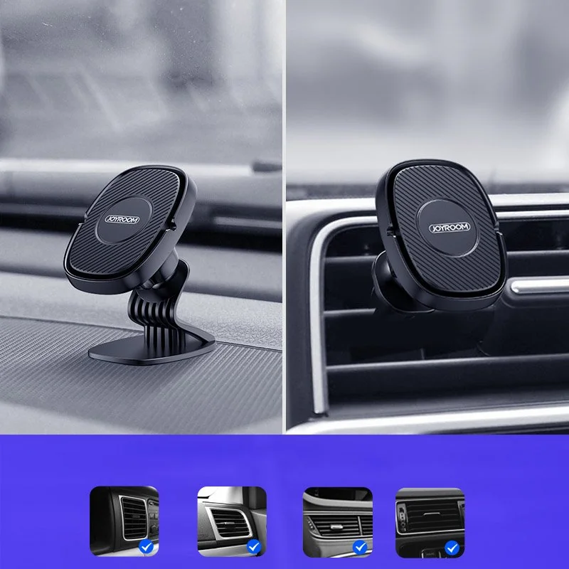 Joyroom Magic Dashboard magnetický držiak na mobil do auta, čierny