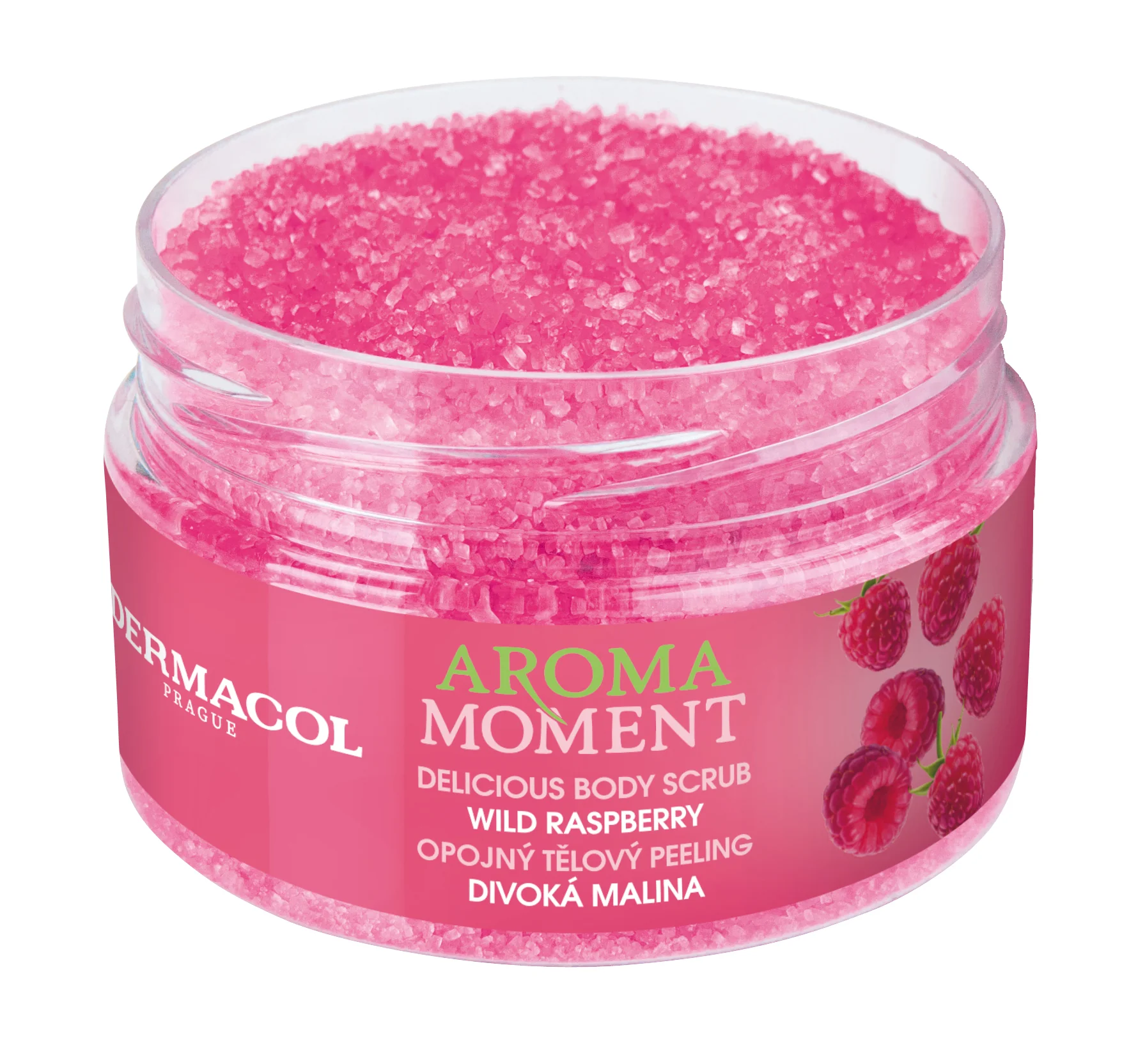 DERMACOL Aroma Moment - peeling Divoká malina 200 g